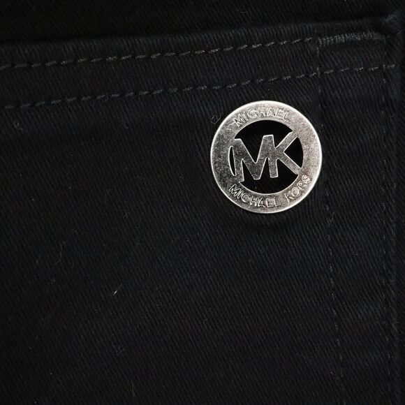 Michael Kors Jeans Petites 2P Black Izzy Skinny Stretch Denim Zip Pockets - Picture 9 of 16